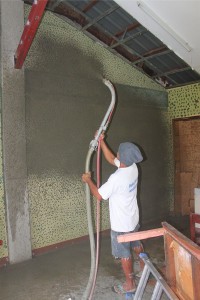 Covering Meshed Walls with Stucco