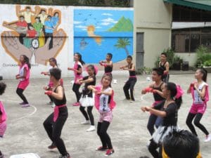 BDA Intrams Zumba contest - Team Pink